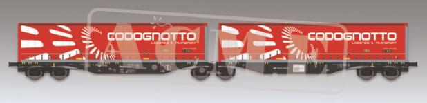 ACME 40393 - H0 - Containertragwagen Codognotto, PKP Cargo, Ep. V-VI